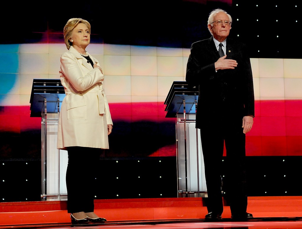 Clinton Sanders Brooklyn Brawl: Democrats Clinton & Sanders Debate National Security ...