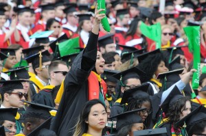 President Obama gives the commencement address at Rutgers University, May 15, 2016.
