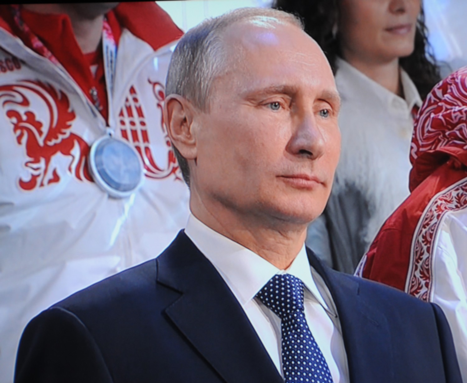 Russian President Vladimir Putin, at the 2014 Olympics in Sochi. The US has evidence that Putin was directly involved in orchestrating cyber attacks and information dissemination intended to tilt the US election toward Donald Trump’s victory. Trump has dismissed the unified analysis of more than a dozen US intelligence agencies and has indicated he would be a close ally of Putin or as Hillary Clinton put it during the campaign, “Putin’s Puppet.”© 2016 Karen Rubin/news-photos-features.com