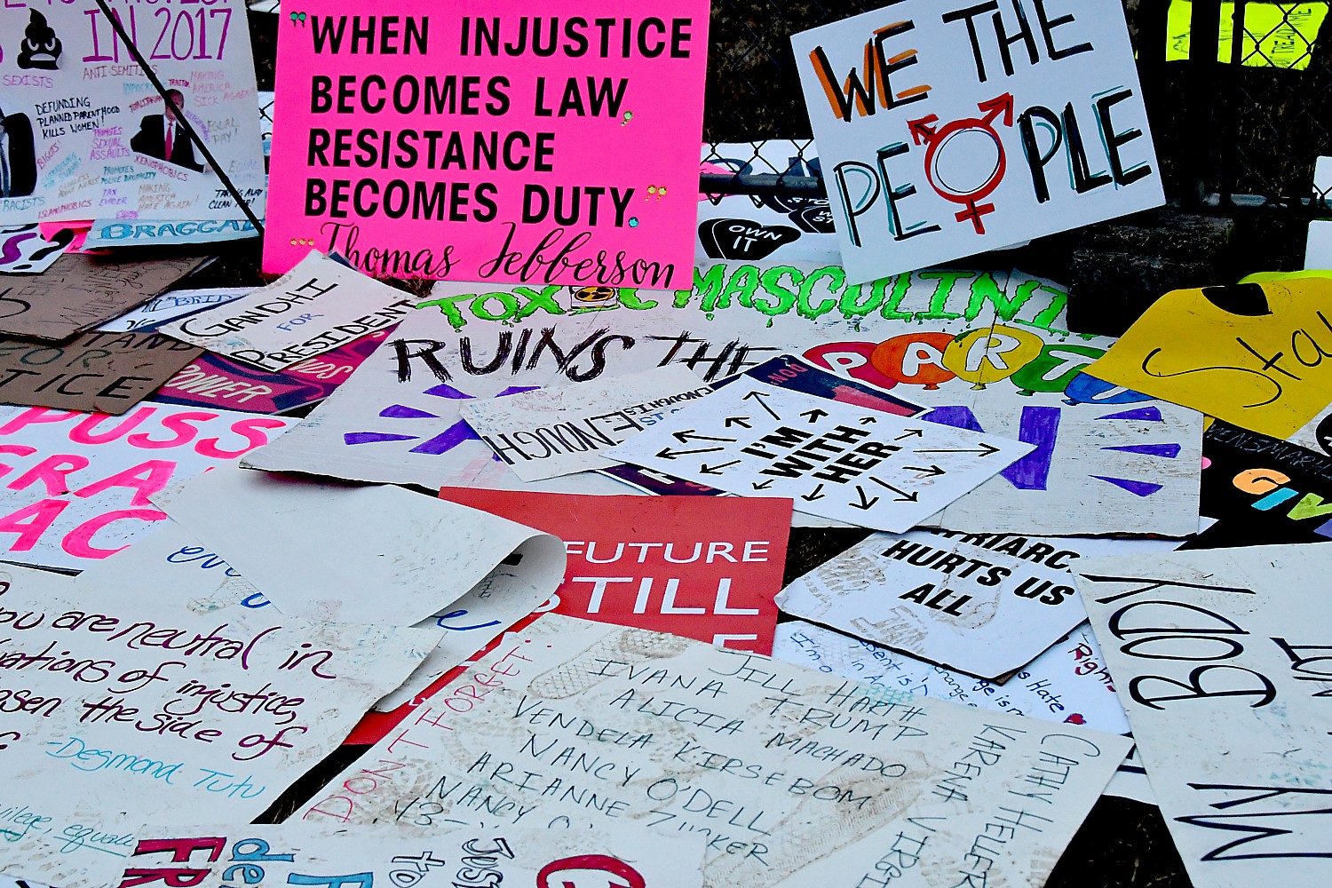 When injustice becomes law, resistance becomes duty© 2017 Karen Rubin/news-photos-features.com