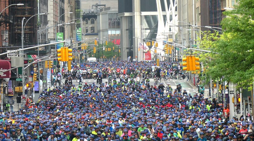 32,000 cyclists from all over the USA and the world took over the streets of New York City for the TD Five Boro Bike Tour on May 4, 2025. It’s a celebration of community, empowerment and the sheer joy of being on two wheels © Karen Rubin/news-photos-features.com